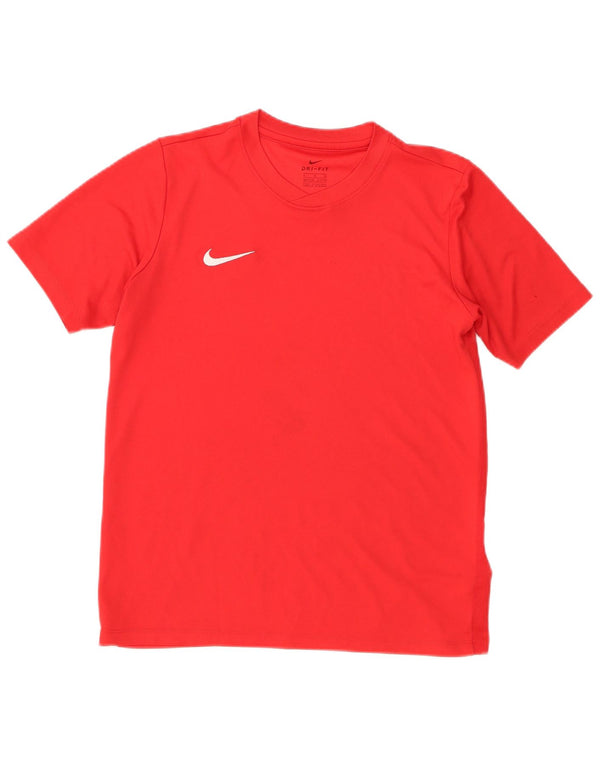 Nike Boys T-Shirt Top 13-14 Years XL Red Polyester Sports