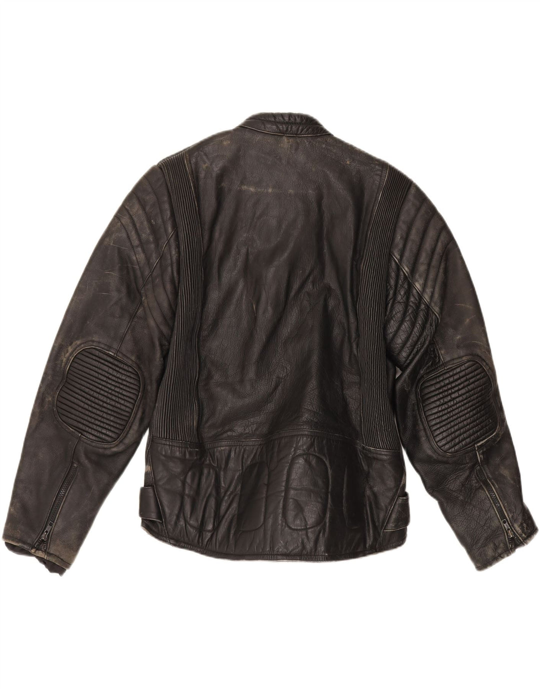 Vintage Ανδρικό Δερμάτινο Μπουφάν Biker UK 36 Small Black Biker