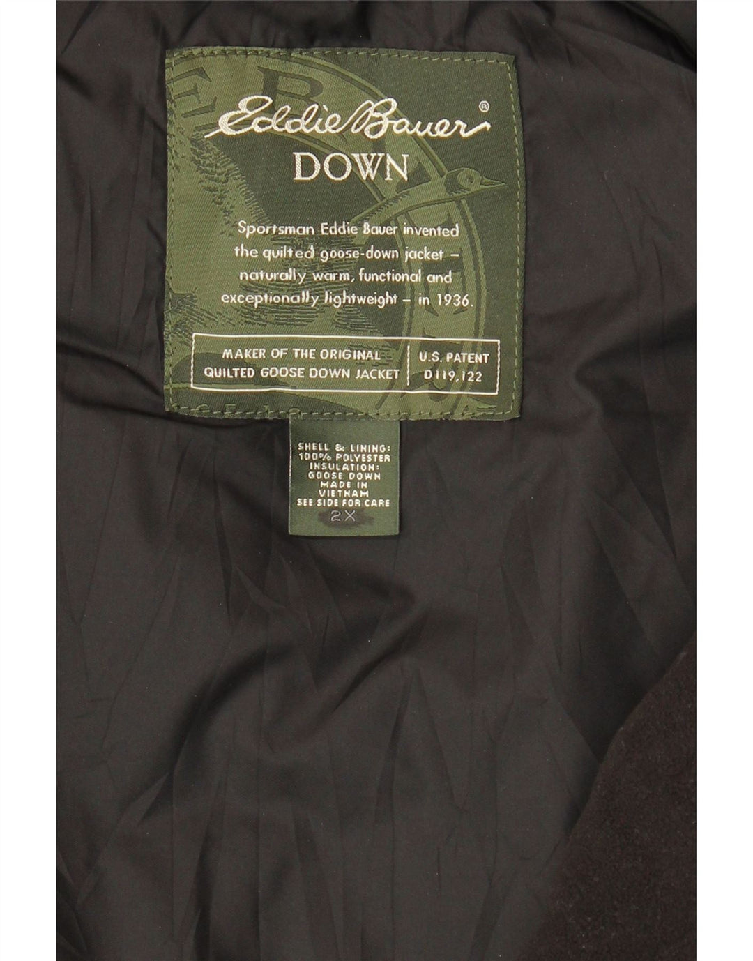 EDDIE BAUER Γυναικεία επένδυση Gilet UK 20 2XL Red Check Polyester