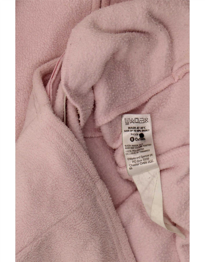 Marks & Spencer Γυναικείο Fleece Jacket UK 14 Large Pink Polyester