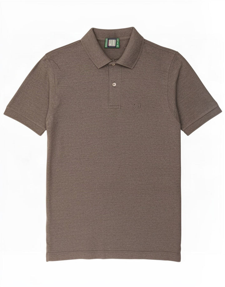 Sergio Tacchini Ανδρικό Πόλο Μπλουζάκι IT 50 Μεσαίο Γκρι Βαμβακερό