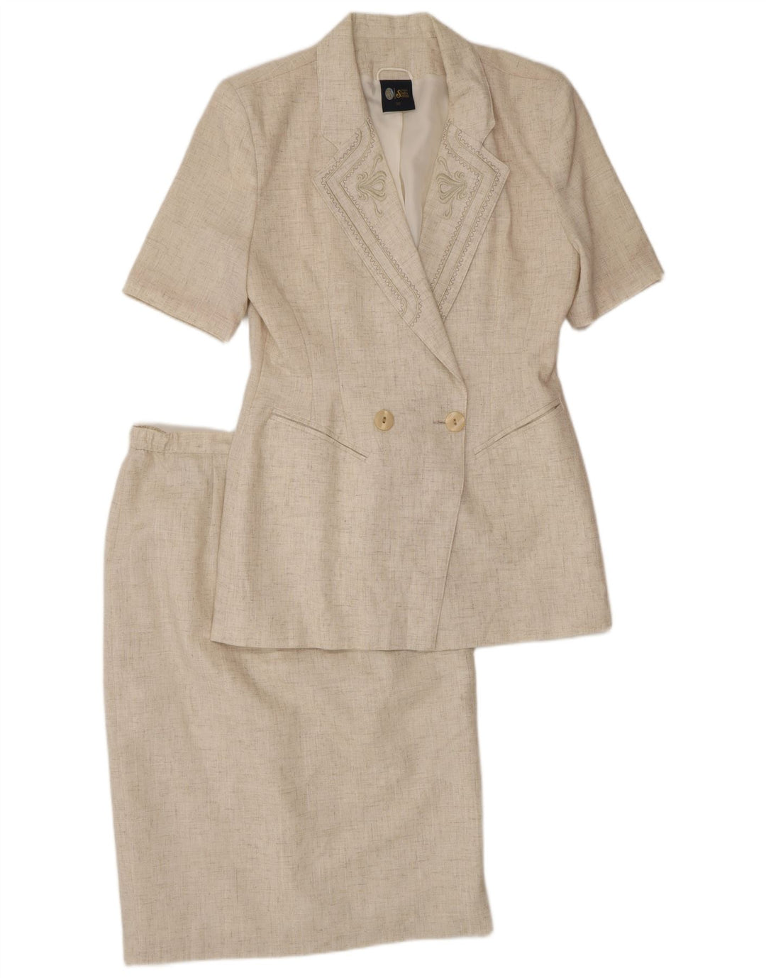 Σετ γυναικείας κοντομάνικης φούστας 2 τεμαχίων Sixth Sense EU 38 Medium W28 Bei