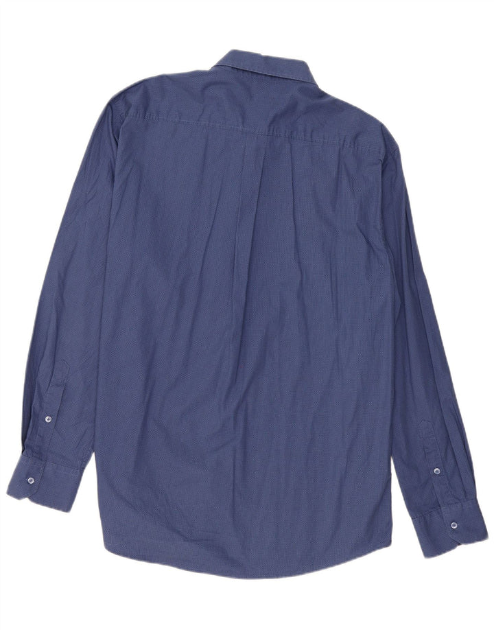 Ανδρικό πουκάμισο Dack's Regular Fit 2XL Navy Blue Geometric Cotton
