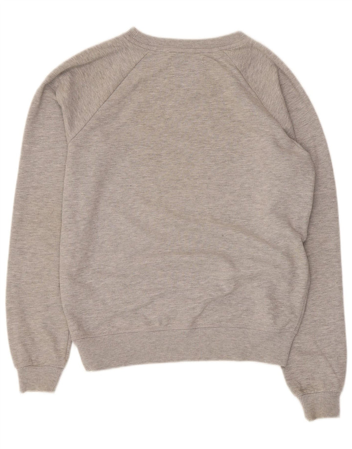 Superdry Γυναικεία γραφική φούτερ Jumper UK 10 Small Grey Flecked