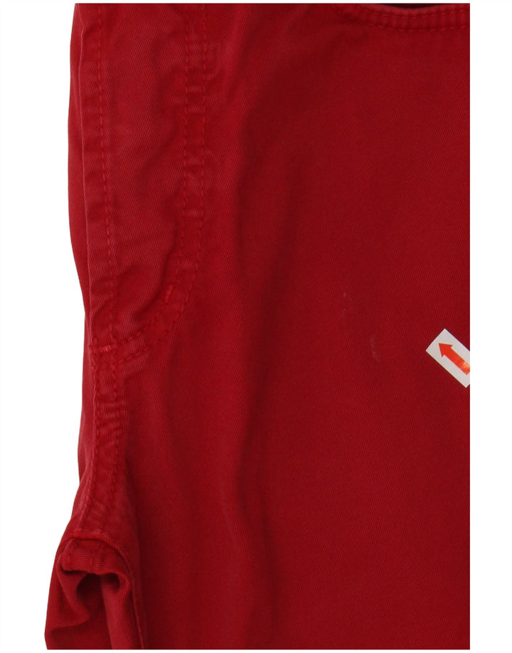 ROY ROGERS Womens Slim Jeans IT 44 Medium W30 L30 Red Cotton