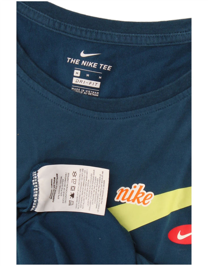 Γυναικείο γιλέκο γραφικών Nike Dri Fit UK 12 μεσαίο βαμβακερό μπλε ναυτικό