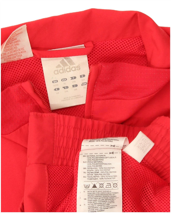 Κορίτσια αθλητική φόρμα Adidas Top Jacket 13-14 Years Red Polyester