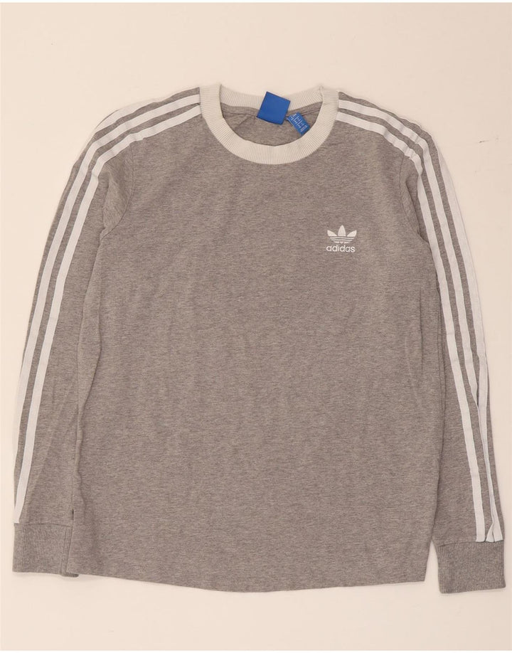 Γυναικείο Φούτερ Adidas Graphic Jumper UK 12 Medium Grey Colourblock