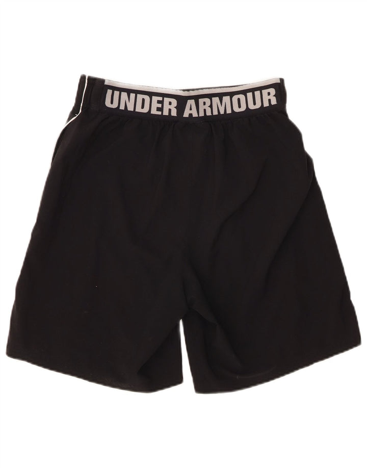 Ανδρικό γραφικό αθλητικό σορτς UNDER Armour, Μεσαίο μαύρο πολυεστέρα