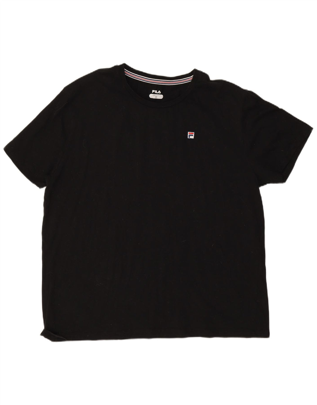 Ανδρικό T-Shirt Fila Top 3XL Μαύρο βαμβακερό