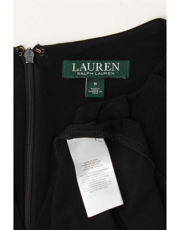 Γυναικείο φόρεμα Ralph Lauren A-Line US 8 Μεσαίο μαύρο πολυεστέρα