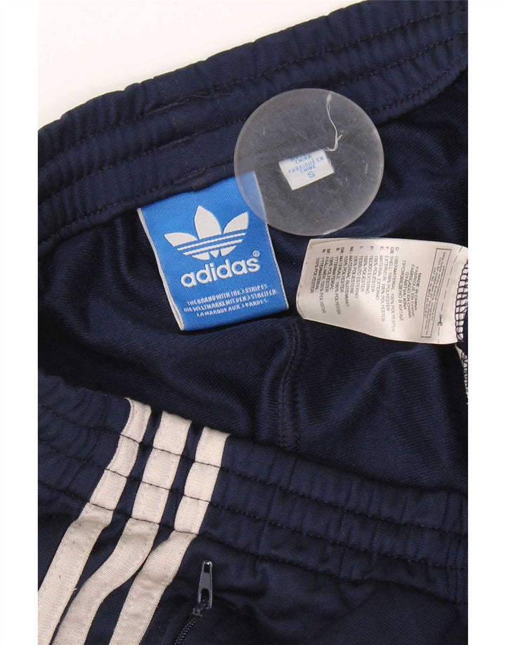 Ανδρική αθλητική φόρμα Adidas Παντελόνι Μικρό Navy Blue Polyester