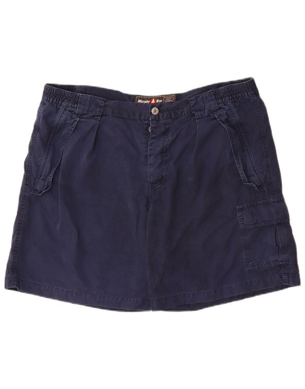 Murphy & Nye Ανδρικό σορτς Cargo W42 2XL Navy Blue Cotton
