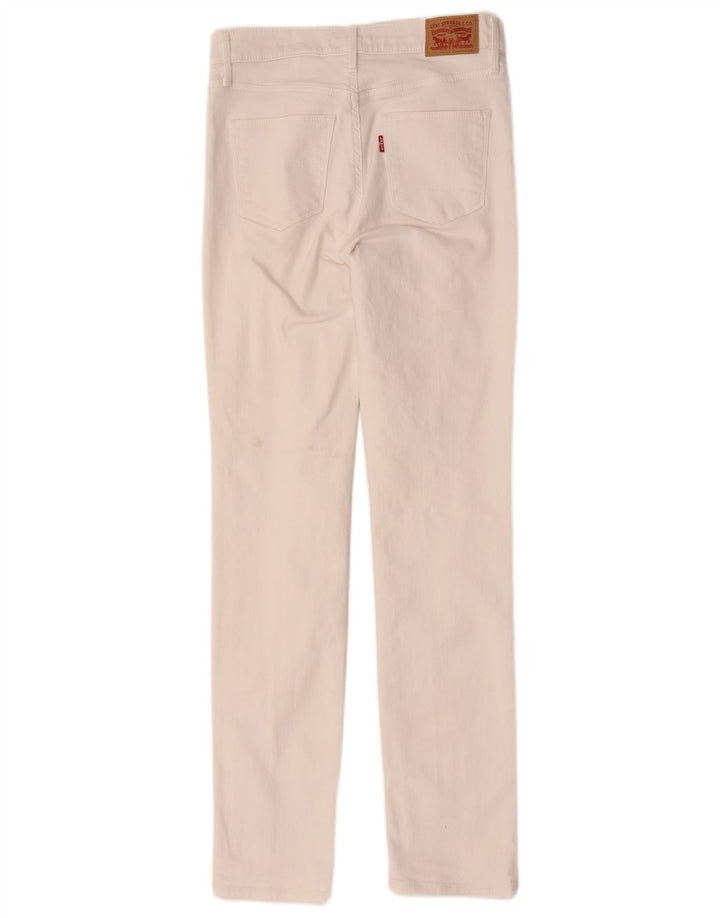 Γυναικείο Levi's Slimming Slim Jeans W28 L31 Λευκό βαμβακερό