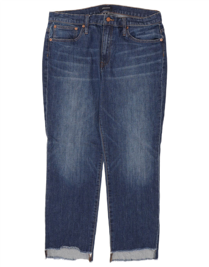 J. CREW Γυναικείο τζιν ίσιο W30 L27 Μπλε βαμβακερό