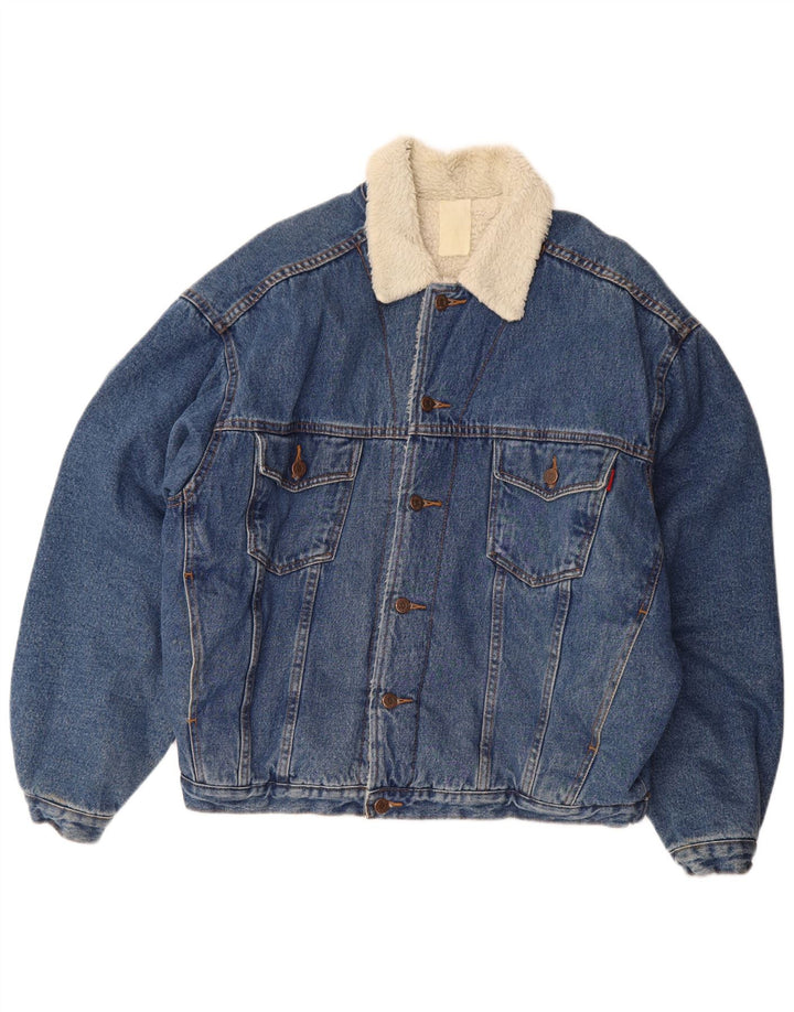 Vintage Ανδρικό Τζιν Σέρπα Μπουφάν UK 42 XL Μπλε