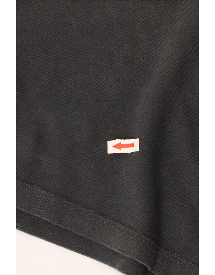 Ανδρικό πουκάμισο πόλο FRED PERRY, μεσαίο μαύρο βαμβακερό