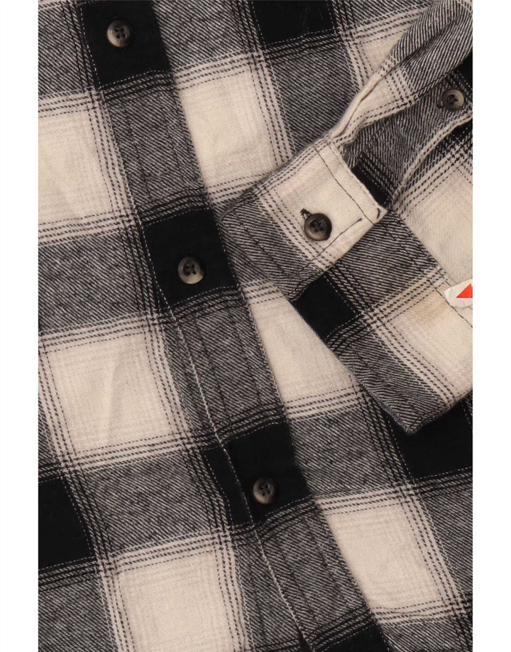 Ανδρικό φανελένιο πουκάμισο Lee Regular Fit 2XL Μαύρο βαμβακερό