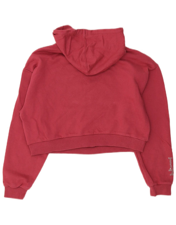 New Era Womens Los Angeles Dodgers Graphic Hoodie Jumper UK 10 Small Pink