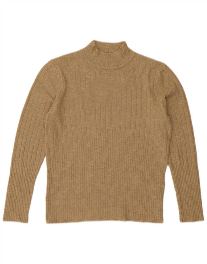 MARKS & SPENCER Γυναικείο πουλόβερ με λαιμό χελώνα UK 12 Medium Beige