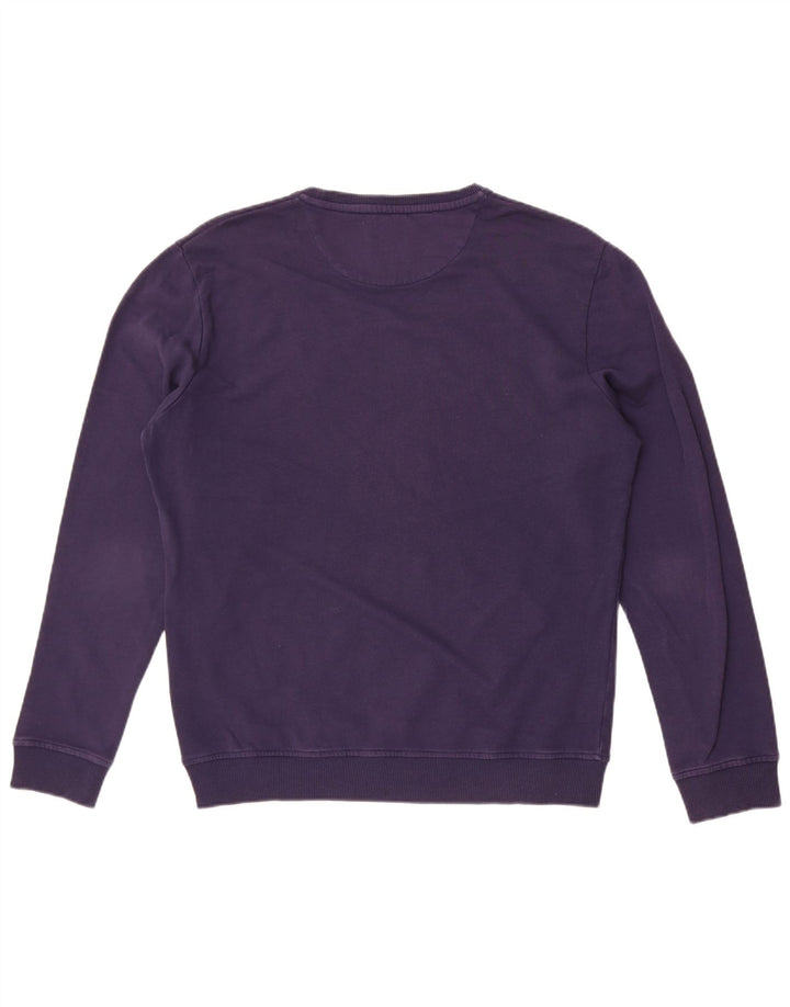 Lyle & Scott Ανδρικό γραφικό φούτερ Jumper Large Navy Blue από βαμβάκι