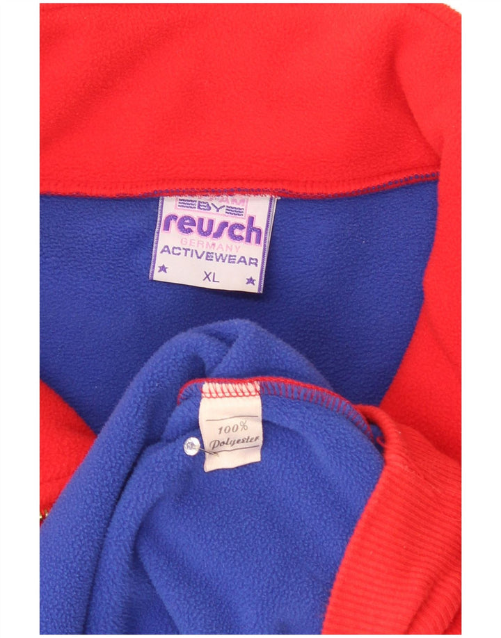 Reusch Ανδρικό φερμουάρ Fleece Jumper XL Red Polyester