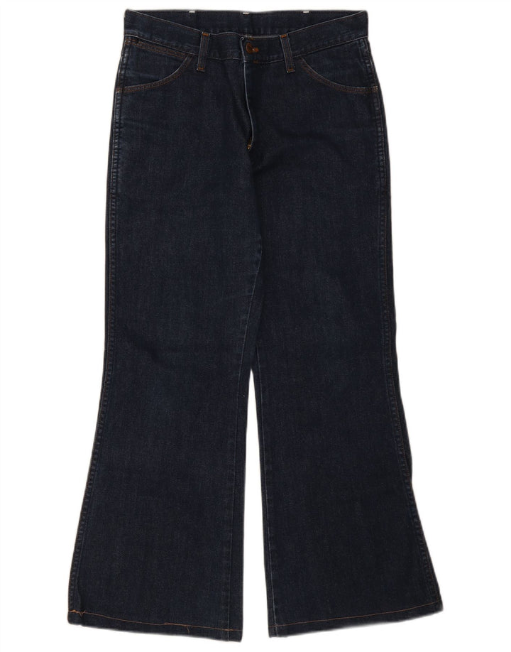 Ανδρικό τζιν Wrangler Flared W30 L28 Navy Blue Cotton
