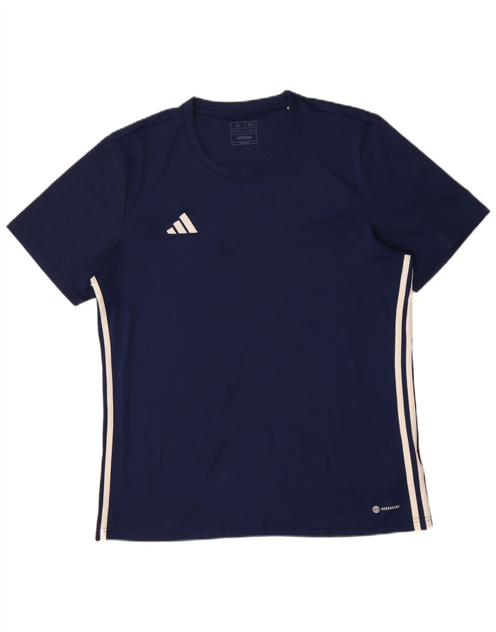 Ανδρικό μπλουζάκι ADIDAS Aeroready Slim Fit Top XL Navy Blue Polyester