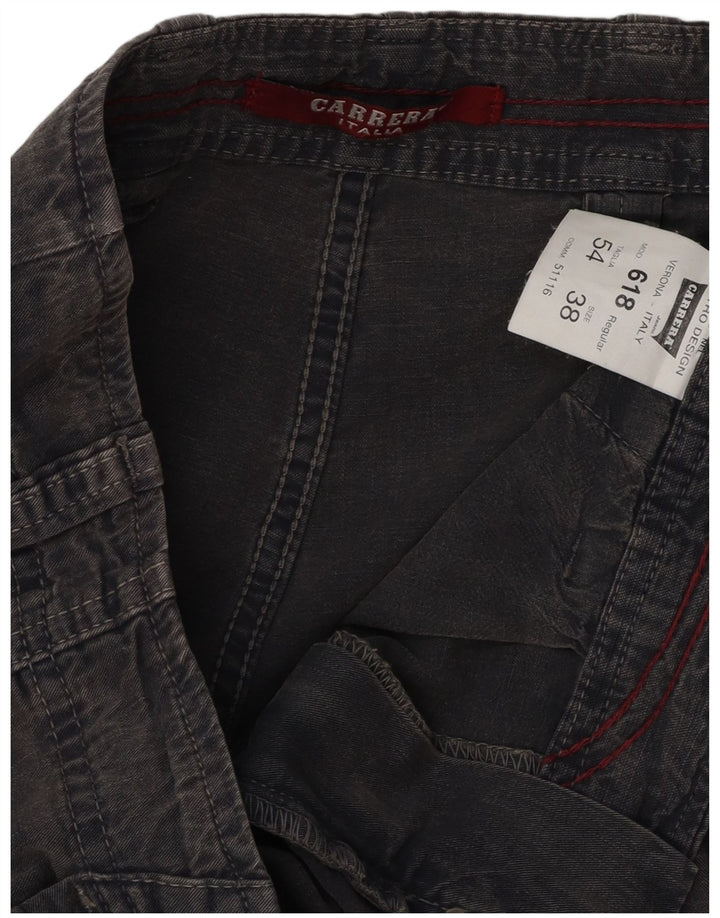 CARRERA Mens 618 Cargo Shorts W38 XL  Navy Blue Cotton