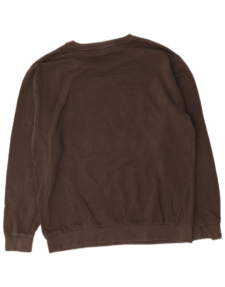 Ανδρικό γραφικό φούτερ Zara Jumper XL Καφέ βαμβακερό
