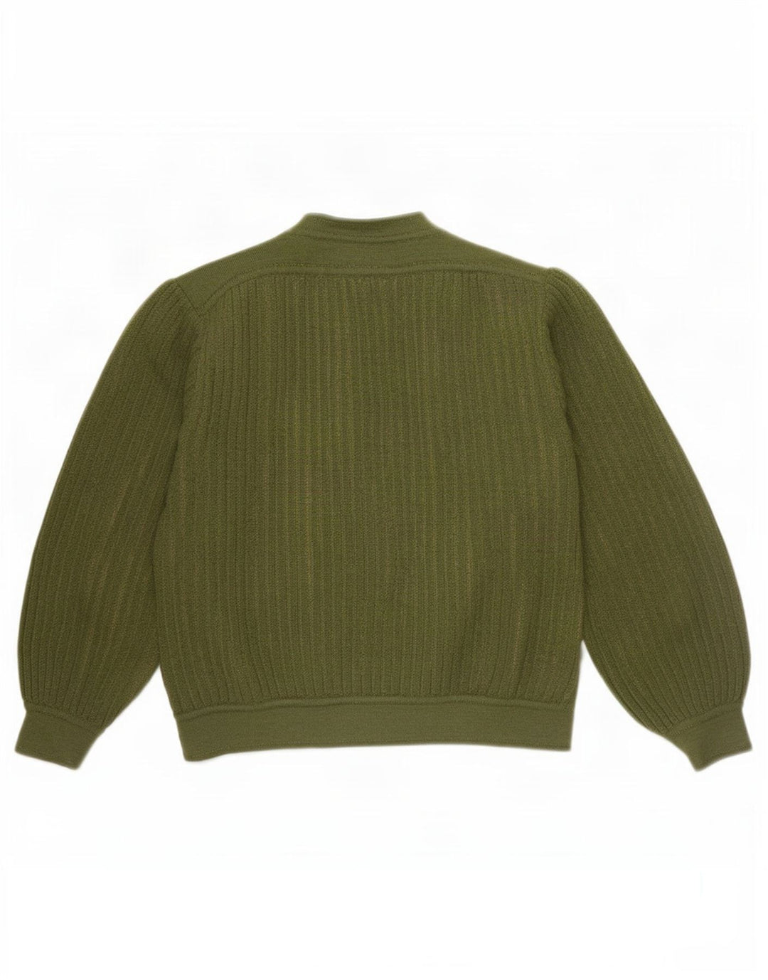 Γυναικείο πουλόβερ με λαιμόκοψη Mariedda UK 16 Large Green Wool