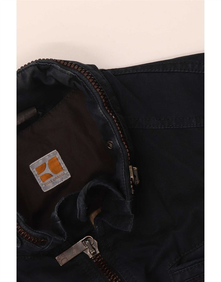 Ανδρικό Hugo Boss Hooded Utility Jacket UK 38 Medium Navy Blue