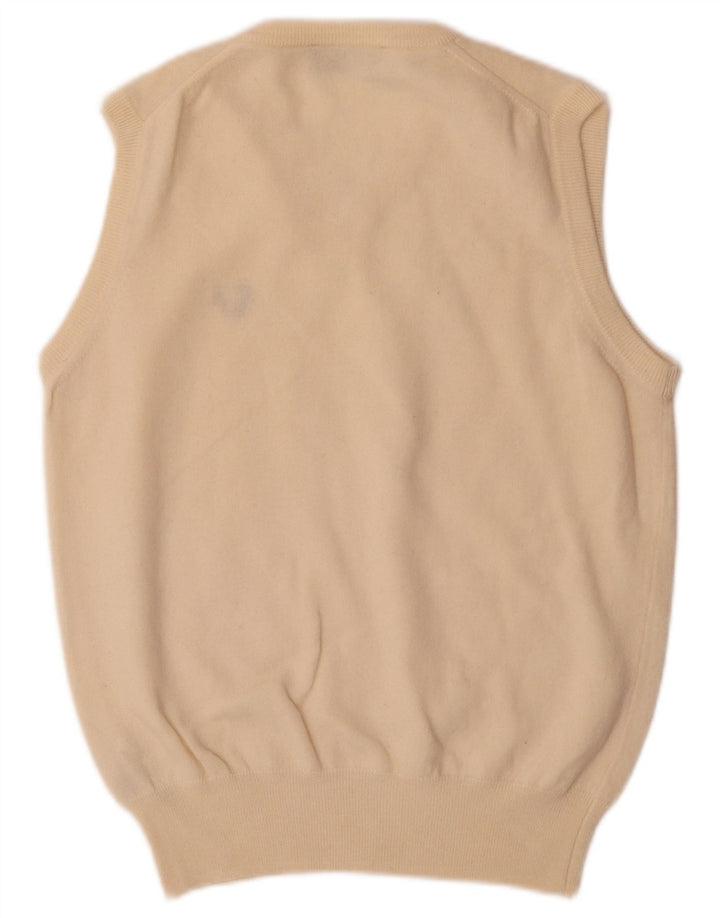 Fred Perry ανδρικό γιλέκο Tank Top Μικρό μπεζ μαλλί