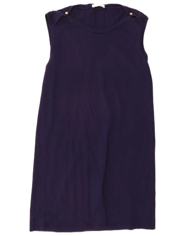 Γυναικείο αμάνικο μπλουζάκι Lacoste Φόρεμα 44 Μεγάλο Navy Blue