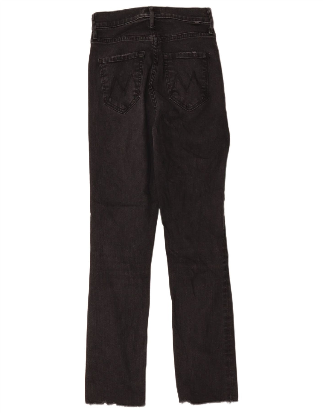 Mother Γυναικείο Slim Jeans W25 L27 Μαύρο βαμβακερό