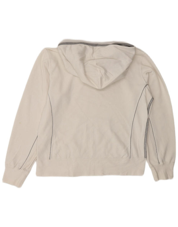 Champion Womens Heritage Classics Hoodie Jumper UK 16 Large White Cotton