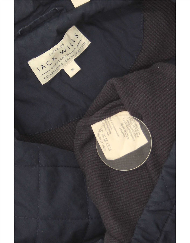 Jack Wills Ανδρικό καπιτονέ μπουφάν UK 38 Medium Navy Blue Cotton