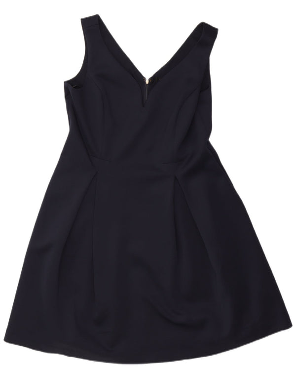 Dkny Γυναικείο Αμάνικο Φόρεμα A-Line US 14 XL Navy Blue Polyester