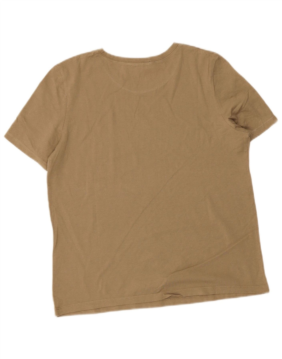 Zara Γυναικείο T-Shirt Top UK 10 Small Khaki