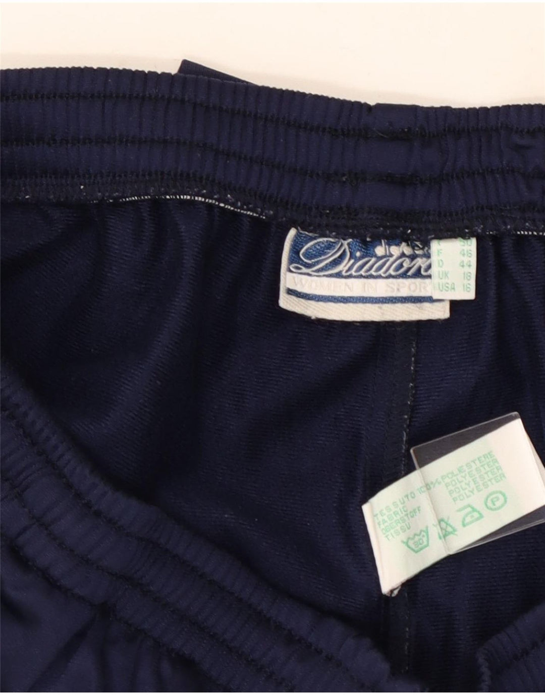 Diadora Γυναικεία φόρμα φόρμας γραφικά UK 18 XL Navy Blue Polyester