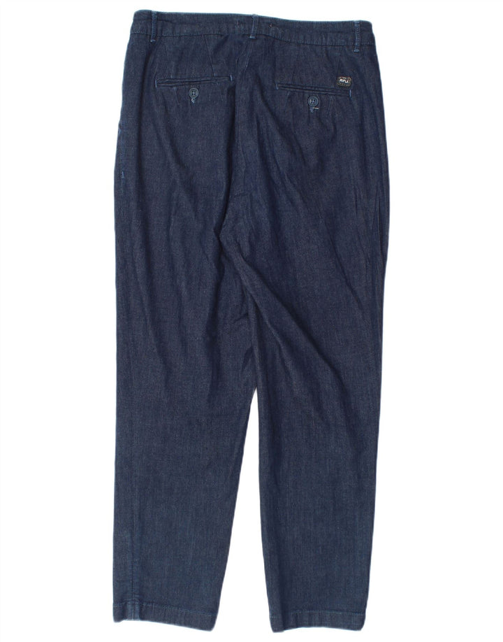 Rifle Γυναικείο Παντελόνι Cropped W28 L24 Navy Blue