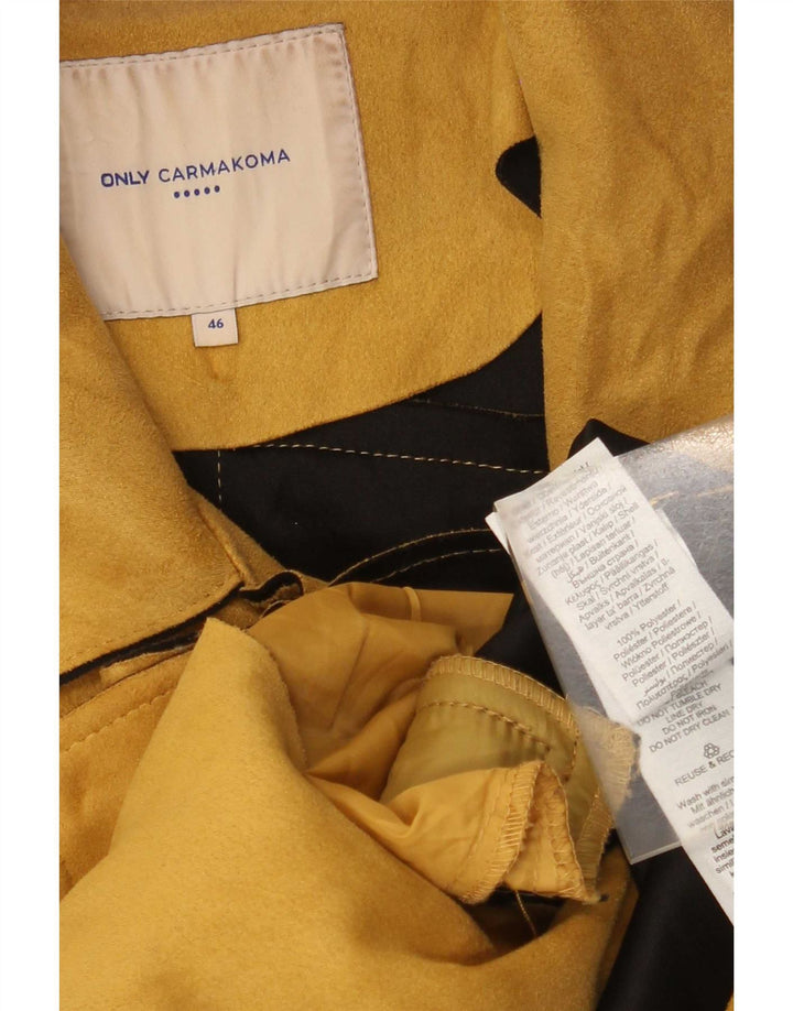 Μόνο Carmakoma Γυναικείο Crop Biker Jacket IT 46 Large Yellow Polyester