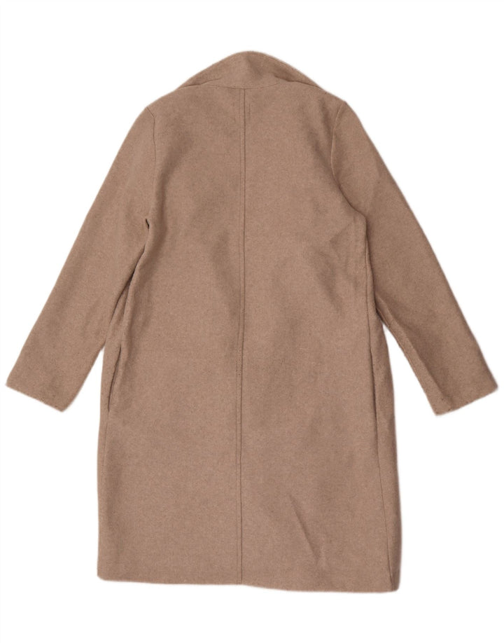 Zara Γυναικείο Ανοιχτό Πανωφόρι UK 14 Medium Grey Polyester