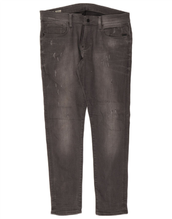 Ανδρικό τζιν G-Star Distressed Super Slim W36 L32 Γκρι βαμβακερό