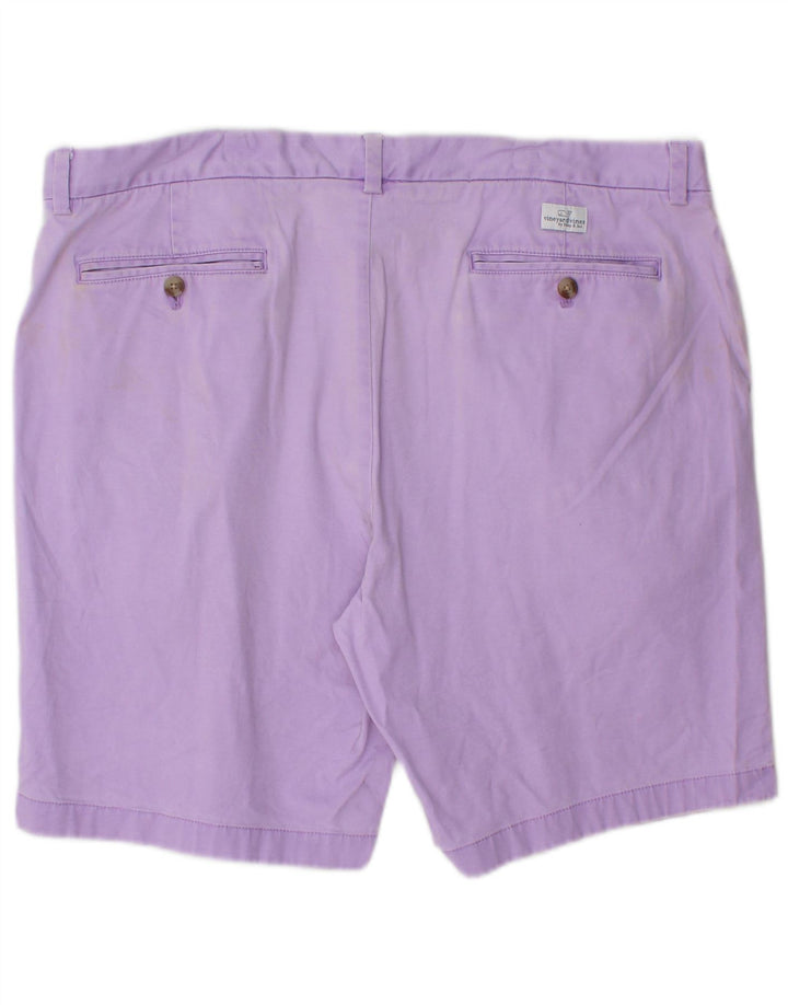 VINEYARD VINES Ανδρικό σορτς Chino W38 XL Μωβ βαμβακερό