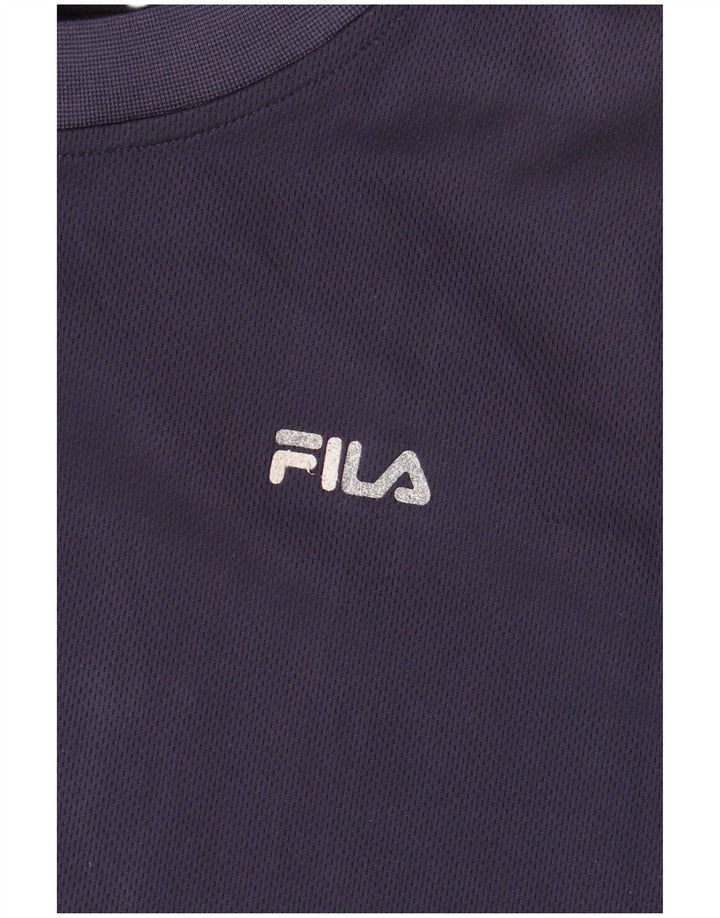 Ανδρικό γιλέκο FILA Large Navy Blue