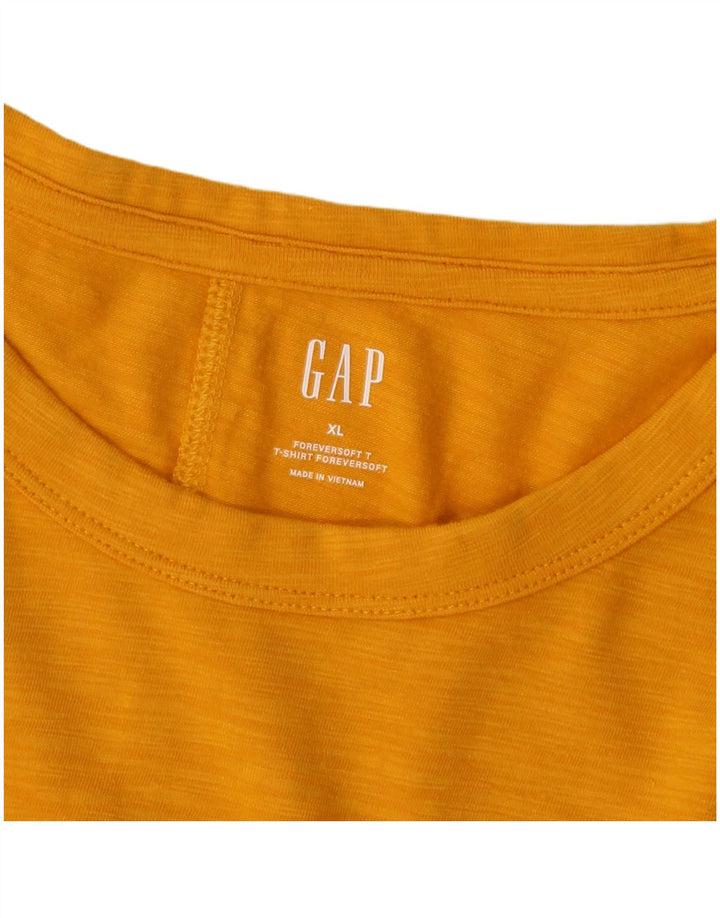 Gap γυναικείο τοπ μακρυμάνικο UK 18 XL με κίτρινο φλιτζάνι