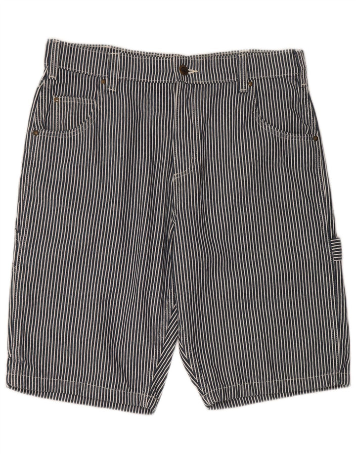 Ανδρικό σορτς Cargo Dickies W34 Μεγάλο μπλε ριγέ βαμβακερό