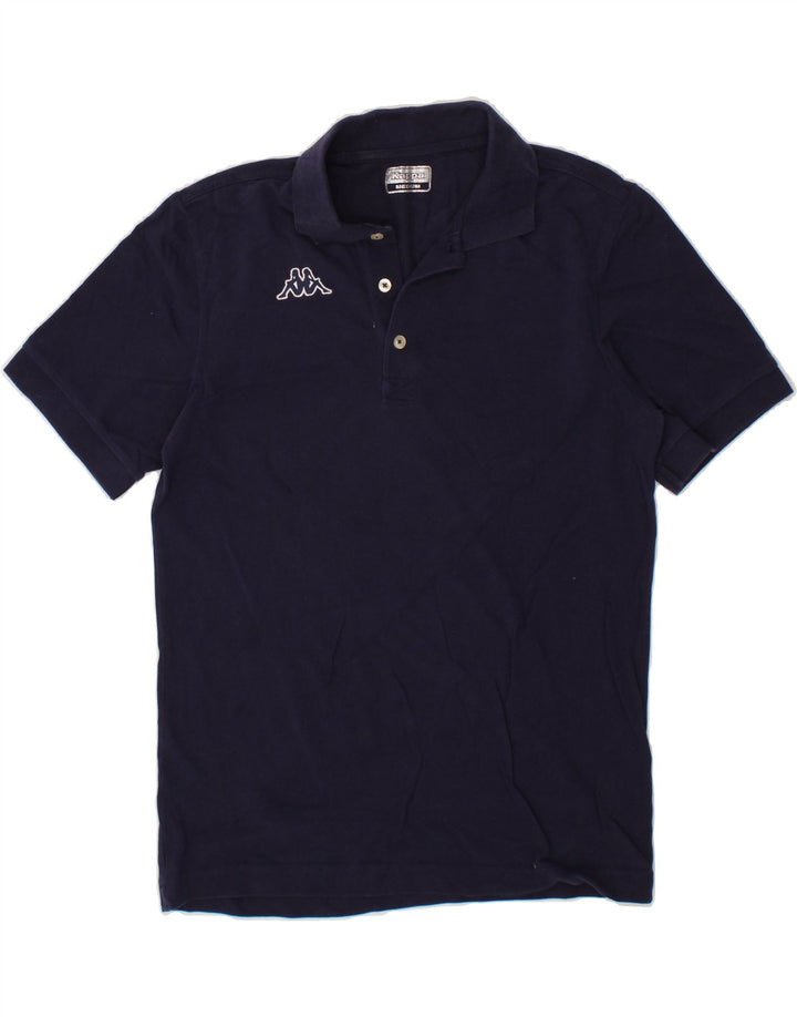 KAPPA Mens Polo Shirt Medium Navy Blue Cotton Vintage Kappa and Second-Hand Kappa from Messina Hembry 