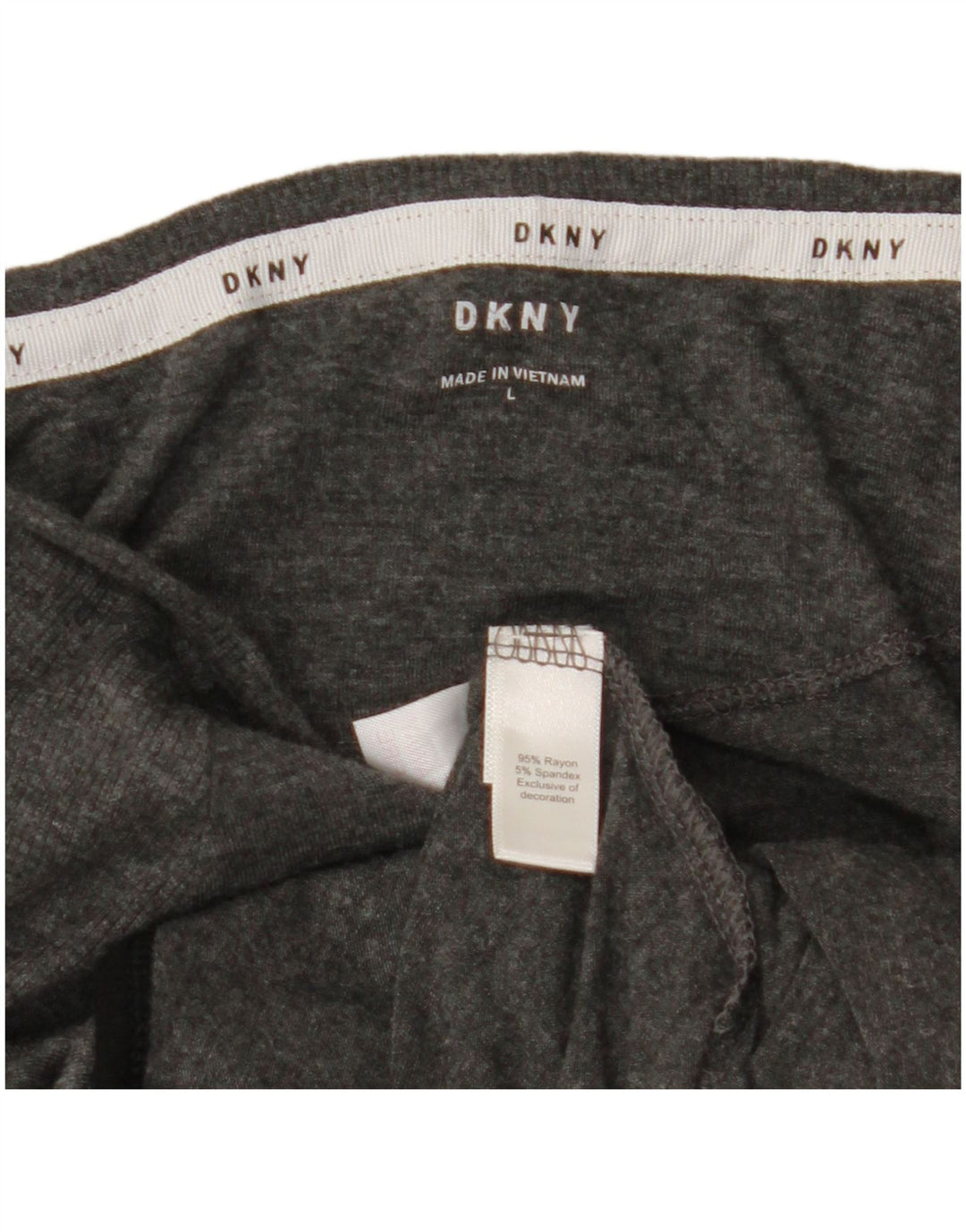 DKNY Γυναικείο τοπ μακρυμάνικο UK 16 Large Grey Rayon